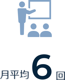 月平均6回