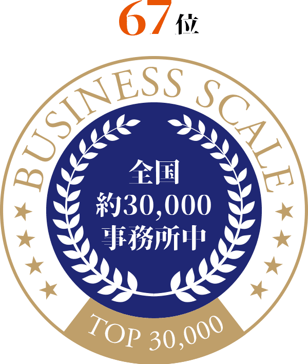 全国約30,000事務所中67位